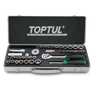 Toptul Dopsleutelset  1/4 inch, 3/8 inch 40 teilig