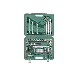 Hans Gereedschapskist  1/4 inch, 1/2 inch 124 teilig