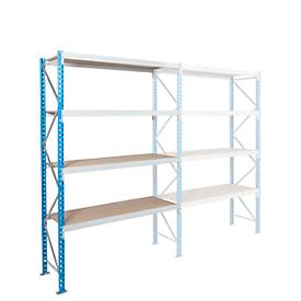 ManOrga aanbouwsectie, breedvakstelling Epsivol, 4 niveaus, B 1800 x D 1000 x H 2500 mm