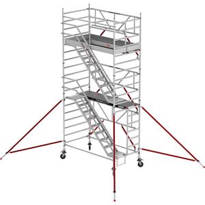ALTREX Trappensteiger RS TOWER 53 breed, Fiber-Deck, lengte 1,85 m, werkhoogte 6,20 m