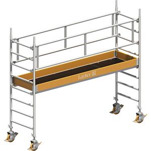 Layher Universele rolsteiger, standaarduitvoering, steigerhoogte 2,43 m