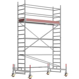 Layher Universele rolsteiger, standaarduitvoering, steigerhoogte 4,58 m