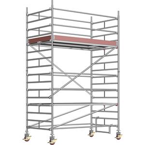 Layher Universele rolsteiger, brede uitvoering, steigerhoogte 4,43 m