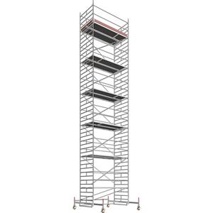 Layher Universele rolsteiger, brede uitvoering, steigerhoogte 12,61 m