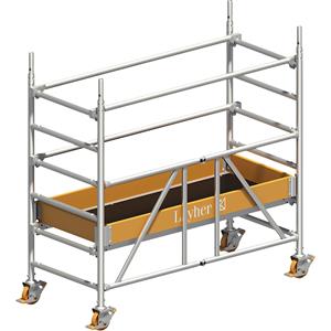Layher Aluminium vouwsteiger ZIFA, platform 1,80 x 0,75 m, steigerhoogte 1,83 m