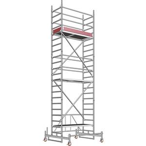 Layher Aluminium vouwsteiger ZIFA, platform 1,80 x 0,75 m, steigerhoogte 5,98 m