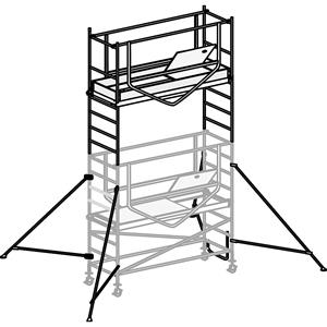HYMER Rolsteiger ADVANCED SAFE-T 7070, uitbreidingsmodule, platform = 1,58 x 0,61 m, module 2