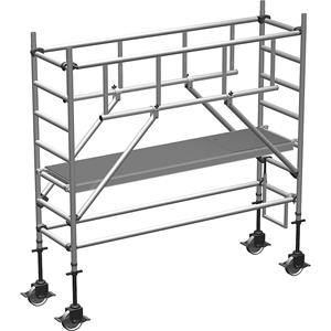 ZARGES S-PLUS rolsteiger, platform 1,80 x 0,60 m, werkhoogte 3,40 m