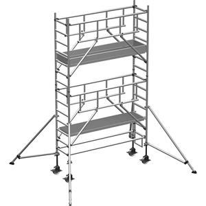 ZARGES S-PLUS rolsteiger, platform 1,80 x 0,60 m, werkhoogte 5,35 m