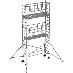 ZARGES S-PLUS rolsteiger, platform 1,80 x 0,60 m, werkhoogte 6,45 m