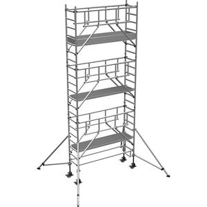 ZARGES S-PLUS rolsteiger, platform 1,80 x 0,60 m, werkhoogte 7,30 m