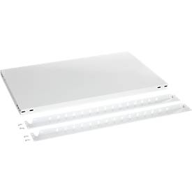 ORDO Extra uitneembaar tafelblad  Professional - stalen - met dwarsbalken - in hoogte verstelbaar - B 1000 x D 500 x H 40 mm - verkeerswit RAL 9016