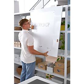 ORDO Extra uitneembaar tafelblad  Professional - stalen - met dwarsbalken - in hoogte verstelbaar - B 1000 x D 600 x H 40 mm - verkeerswit RAL 9016