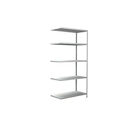 Schulte Regalwelt Legborden zonder grendels in modulair systeem, aanbouwstelling, 1000 x 500 x 2000 mm, wit