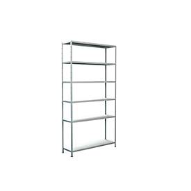 Schulte Regalwelt Insteekstelling, H 2300 x B 1200 x D 350 mm, wit