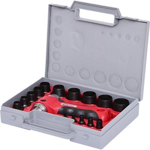 KS Tools Ring-ponsgereedschapsset, 16 delen, chroom-vanadium