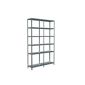 Schulte Regalwelt Legborden zonder bouten, H 2300 x B 1400 x D 350 mm, gegalvaniseerd