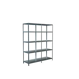 Schulte Regalwelt Legborden zonder grendels, H 2000 x B 1600 x D 500 mm, gegalvaniseerd