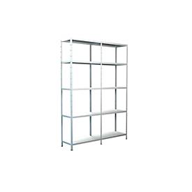 Schulte Regalwelt Legborden zonder grendels, H 2000 x B 1400 x D 350 mm, wit