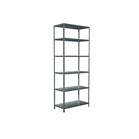 Schulte Regalwelt Legbordstelling in modulair systeem, Basisstelling, 1000 x 500 x 2500 mm, gegalvaniseerd