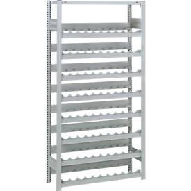 Hofe Wijnflessenrek, basissectie, Steeksysteem, 8 inzetstukken, 2000 x 1000 x 300 mm