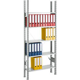 SSI Schäfer SSI Schaefer archiefrekken, basisdissel, 5 etages, B 750 x D 300 mm, gelakt
