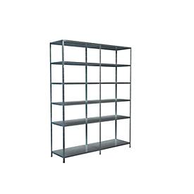 Schulte Regalwelt Legborden zonder grendels, H 2300 x B 1800 x D 500, gegalvaniseerd