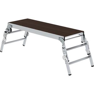 MUNK Machineplatform, in hoogte verstelbaar, platform l x b = 1700 x 600 mm, hoogte 250 / 500 / 750 mm