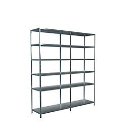 Schulte Regalwelt Legborden zonder grendels, H 2300 x B 2000 x D 500, gegalvaniseerd
