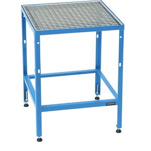 Eurokraft pro Platform voor modulair platformsysteem, platformlengte 610 mm, voor 4 treden met rooster