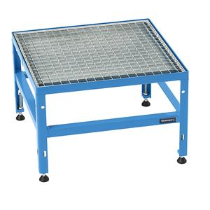 Eurokraft pro Platform voor modulair platformsysteem, platformlengte 610 mm, voor 2 treden met rooster