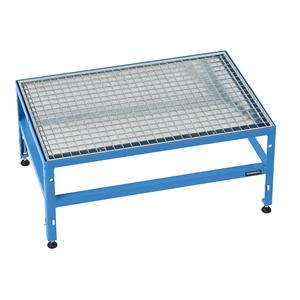 Eurokraft pro Platform voor modulair platformsysteem, platformlengte 910 mm, voor 2 treden met rooster