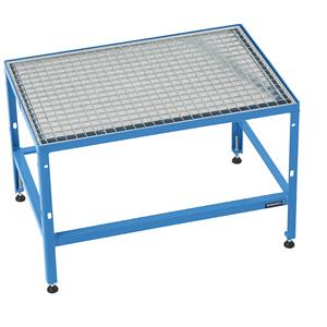 Eurokraft pro Platform voor modulair platformsysteem, platformlengte 910 mm, voor 3 treden met rooster