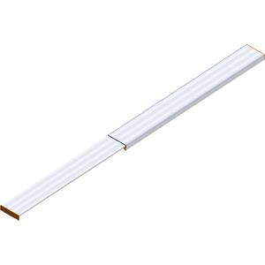 Uitschuifbare aluminium loopplank, draagvermogen 150 kg, lengte 2,5 m - 4,4 m, vanaf 2 stuks