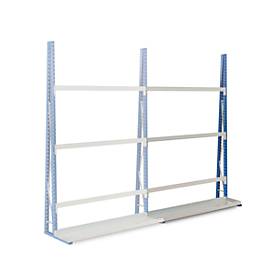 ManOrga Profiel-magazijnrek, eenzijdig, aanbouwsectie, H 2500 x L 1500 x D 340 mm