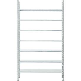 SSI Schäfer Archiefrekken, basisvak, 7 etages, breedte 1285 x diepte 300 mm, verzinkt
