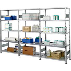 SSI Schäfer SSI Schaefer archiefrekken, basisdissel, 5 etages, B 1285 x D 600 mm, gelakt