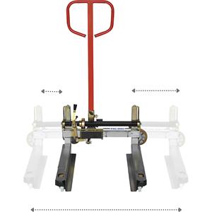 Flexi-hefwagen Palbac, in breedte verstelbaar, draagvermogen 1000 kg, vorklengte 825 mm