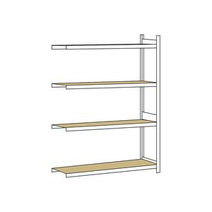 SCHULTE Breedvakstelling, met spaanplaat, hoogte 2500 mm, spanwijdte 1500 mm, aanbouwstelling, diepte 600 mm
