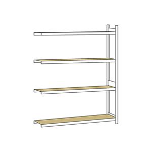 SCHULTE Breedvakstelling, met spaanplaat, hoogte 2500 mm, spanwijdte 2250 mm, aanbouwstelling, diepte 400 mm