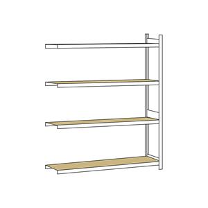 SCHULTE Breedvakstelling, met spaanplaat, hoogte 2500 mm, spanwijdte 2250 mm, aanbouwstelling, diepte 500 mm