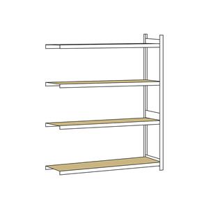 SCHULTE Breedvakstelling, met spaanplaat, hoogte 2500 mm, spanwijdte 2250 mm, aanbouwstelling, diepte 600 mm