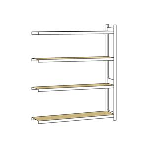 SCHULTE Breedvakstelling, met spaanplaat, hoogte 2500 mm, spanwijdte 2500 mm, aanbouwstelling, diepte 400 mm