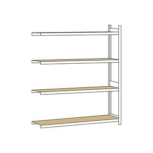 SCHULTE Breedvakstelling, met spaanplaat, hoogte 2500 mm, spanwijdte 2500 mm, aanbouwstelling, diepte 500 mm