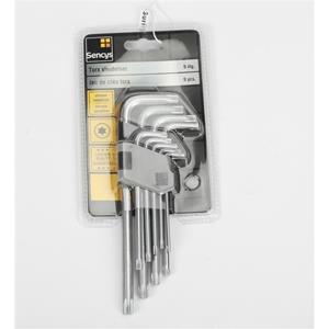 Sencys Inbussleutelset Torx 9st.