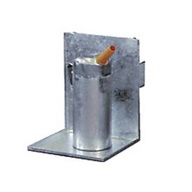 Cemo Kanendrager voor  vatenrek type 400 en 800, gegalvaniseerd staal, voetafdruk B 185 x D 110 mm