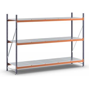 Breedvakstelling, veldlast 6000 kg, h x b x d = 2000 x 2798 x 800 mm, basisstelling