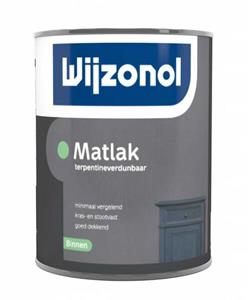 Wijzonol Matlak Terpentine Verdunbaar