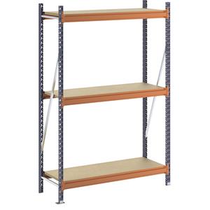 Breedvakstelling, met spaanplaat, h x b x d = 2000 x 1400 x 500 mm, basisstelling