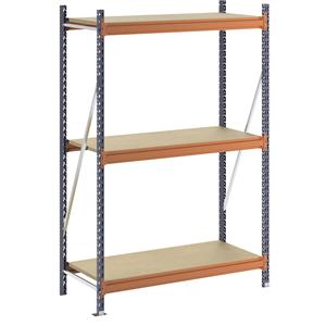 Breedvakstelling, met spaanplaat, h x b x d = 2000 x 1400 x 600 mm, basisstelling